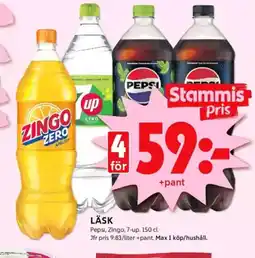 ICA Kvantum PEPSI Läsk erbjuda