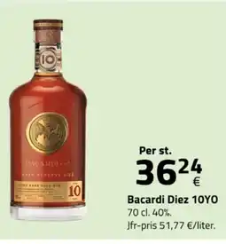 Fleggaard Bacardi Diez 10YO erbjuda