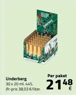 Fleggaard Underberg erbjuda