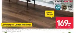 Rusta Laminatgolv coffee wide oak erbjuda