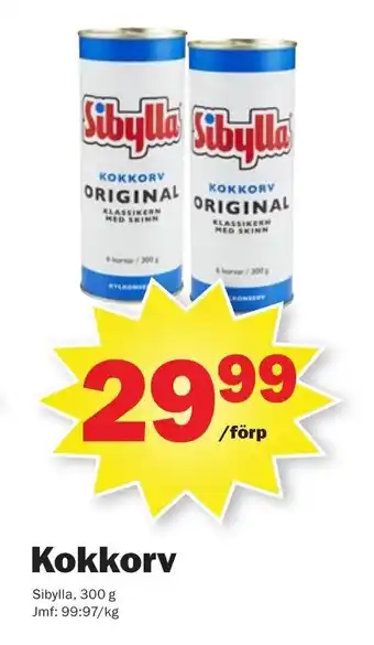 Pekås Sibylla Kokkorv 300g erbjuda