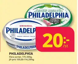 Tempo PHILADELPHIA erbjuda