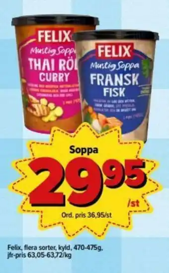 Östenssons Felix Soppa 470-475g erbjuda