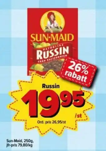 Sun-Maid Russin 250g