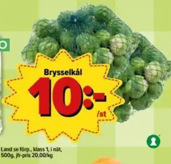 Brysselkål 500g