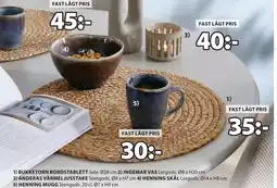 JYSK BUKKETORN BORDSTABLETT erbjuda