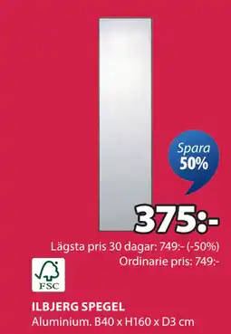 JYSK ILBJERG SPEGEL erbjuda
