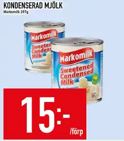 Matdax KONDENSERAD MJÖLK erbjuda