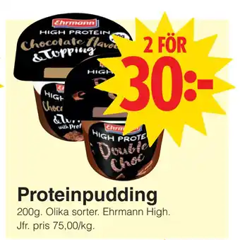 Matöppet Proteinpudding erbjuda