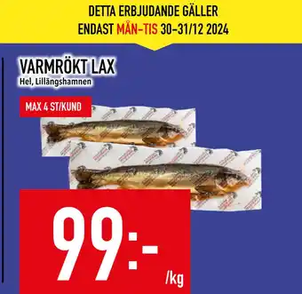 Matdax VARMRÖKT LAX erbjuda