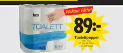 Matöppet Toalettpapper erbjuda