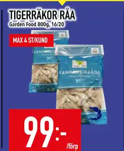 Matdax TIGERRÄKOR RÅA erbjuda