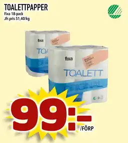 Din Mat TOALETTPAPPER erbjuda