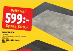 Jem&Fix BÄNKSKIVA erbjuda