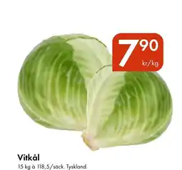 Snabbgross Vitkål erbjuda
