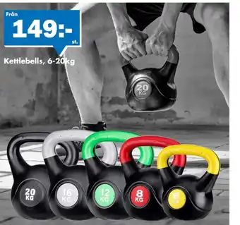 Biltema Kettlebells, erbjuda