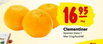 City Gross Clementiner erbjuda
