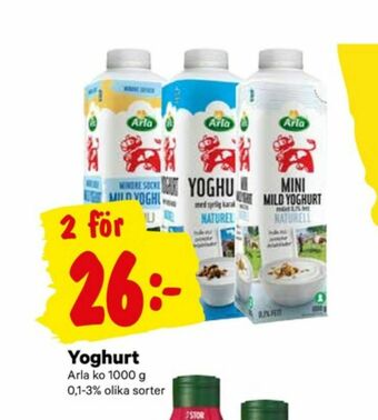 City Gross Arla Yoghurt erbjuda