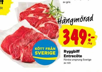 City Gross Entrecôte erbjuda