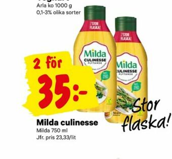 City Gross Culinesse Margarin flytande erbjuda