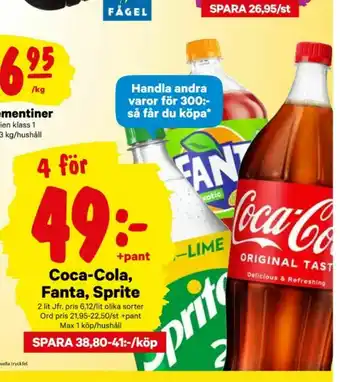 City Gross Fanta Exotic Läskedryck erbjuda