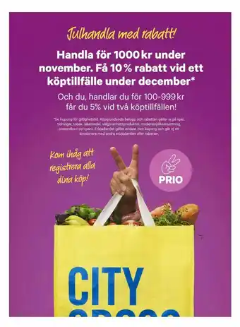 City Gross City Gross Procent erbjuda