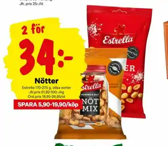 City Gross Estrella Nötmix erbjuda