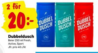 City Gross Dubbeldusch Duschtvål erbjuda