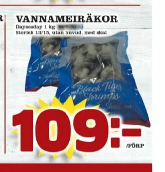 Matdax Dayseaday Vannameiräkor erbjuda