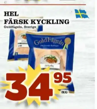 Matdax Guldfågeln Kyckling erbjuda