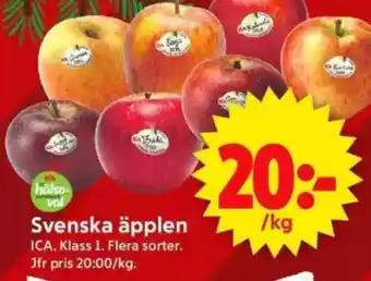 ICA Supermarket ICA Svenska äpplen erbjuda