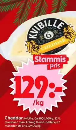 ICA Supermarket Cheddar erbjuda