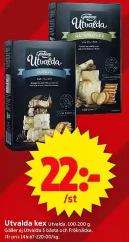 ICA Supermarket Utvalda kex erbjuda