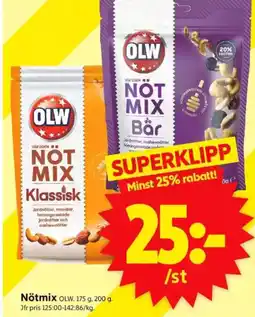 ICA Supermarket OLW Nötmix erbjuda