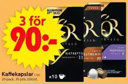 ICA Supermarket L'OR Kaffekapslar erbjuda