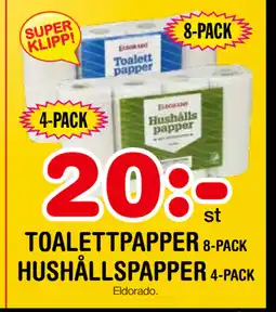 Nya Pulsen TOALETTPAPPER, HUSHÅLLSPAPPER erbjuda