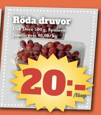 Röda druvor