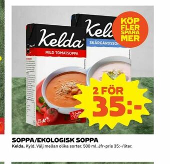 Coop Extra Soppa/ekologisk soppa erbjuda