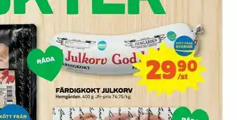 Coop Extra Färdigkokt julkorv erbjuda