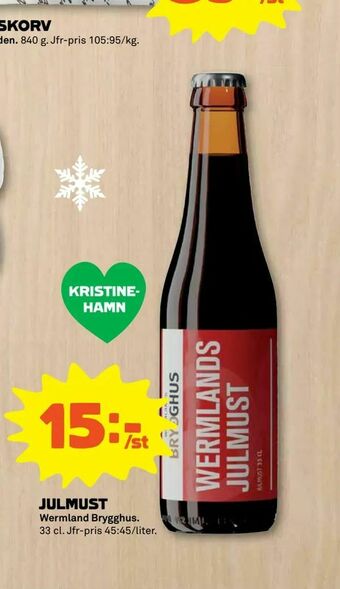 Coop Extra Julmust erbjuda