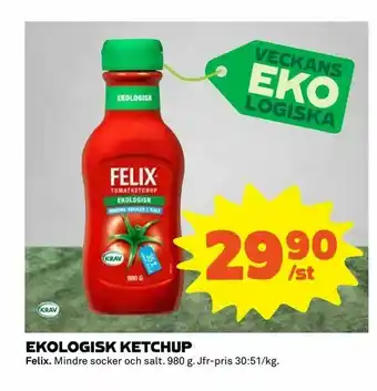 Coop Extra Ekologisk ketchup erbjuda