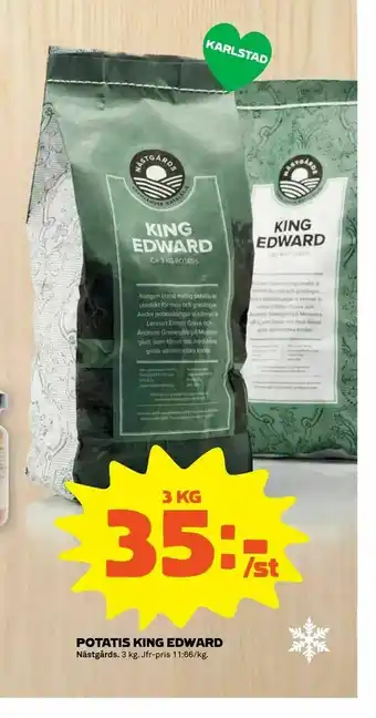 Coop Extra Potatis king edward erbjuda