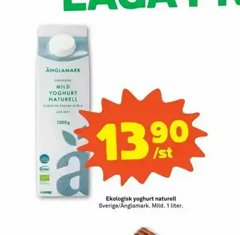 Coop Forum Ekologisk yoghurt naturell erbjuda
