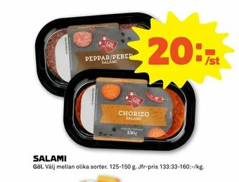 Coop Forum Salami erbjuda