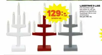 Ljusstake 5-ljus