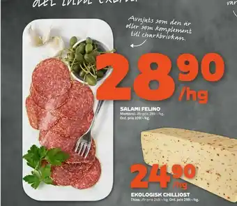 Coop Forum Salami felino erbjuda