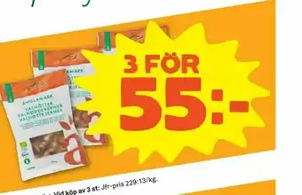 Coop Forum Ekologiska valnötter naturella erbjuda