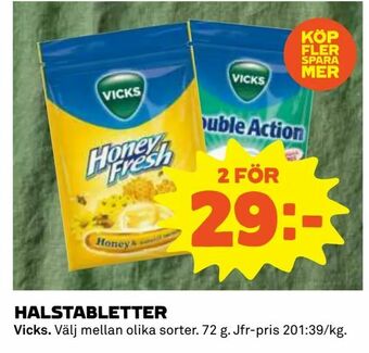 Coop Daglivs Halstabletter erbjuda