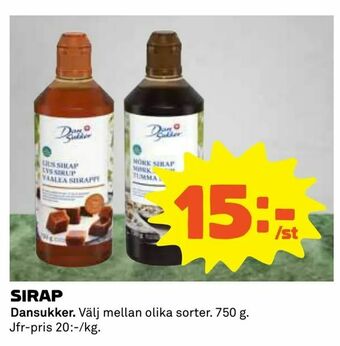 Coop Daglivs Sirap erbjuda