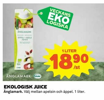 Coop Daglivs Ekologisk juice erbjuda